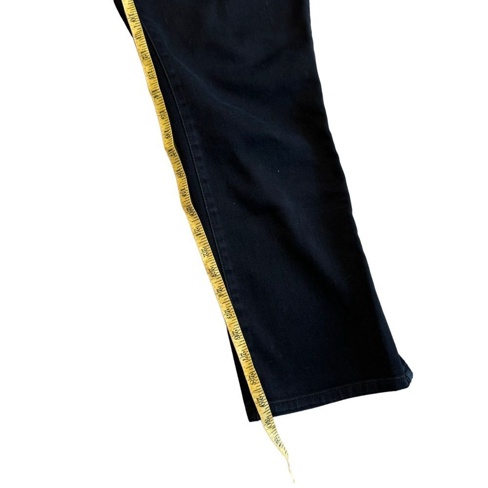 NYDJ Women's Black Velvet Pants Jeans Stretch Size 14P - Picture 10 of 13
